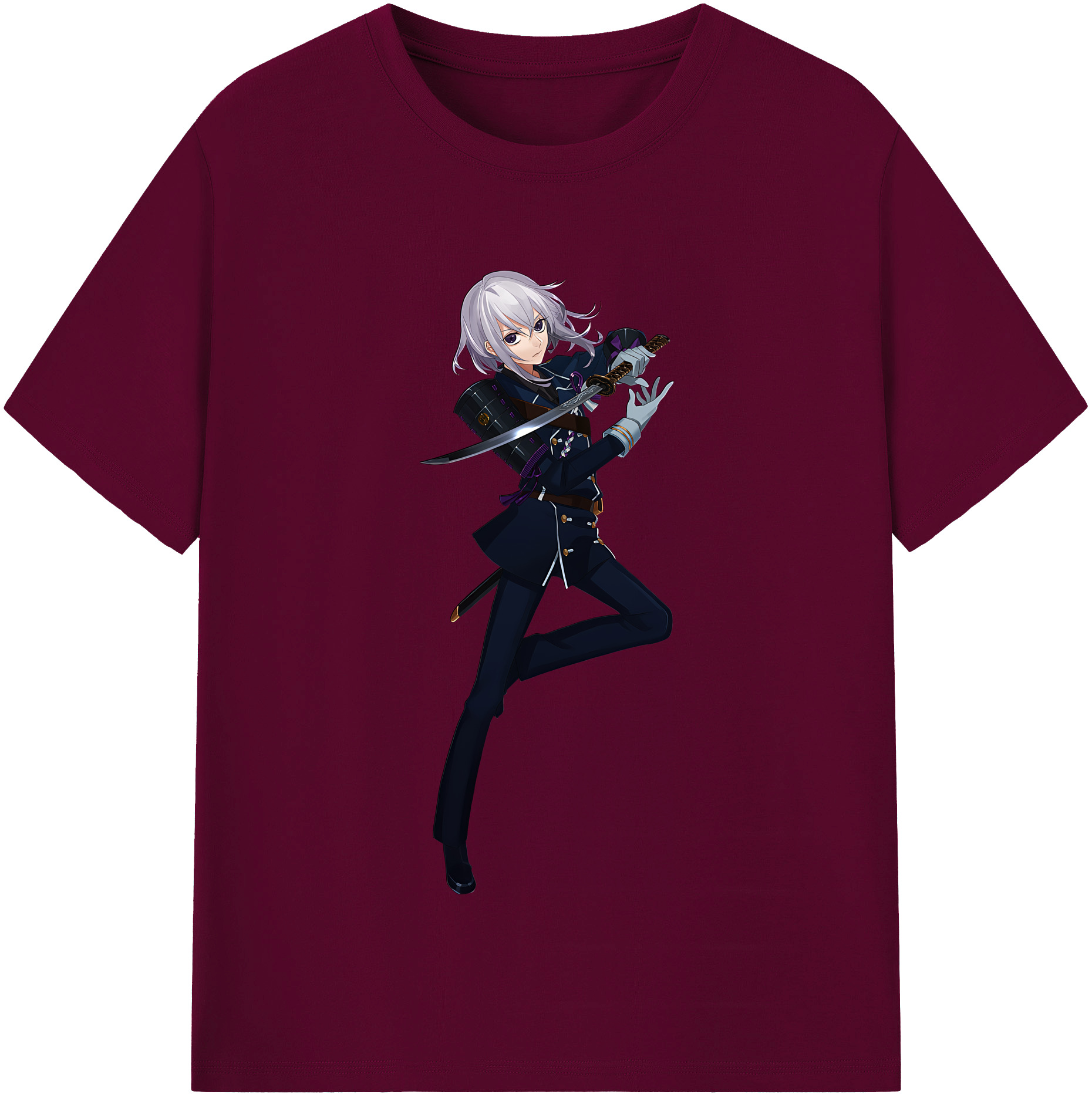 （画像用） 刀剣乱舞 Touken Ranbu レディースカジュアルプリントTシャツ（綿100％）